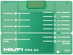 Target Plate - Imperial/metric PRA 54